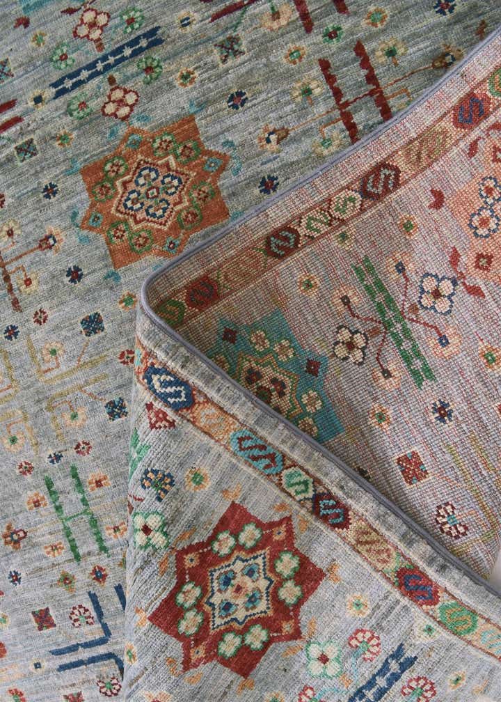 4' x 6' 2 Hand Knotted Ariana Ziegler Rug