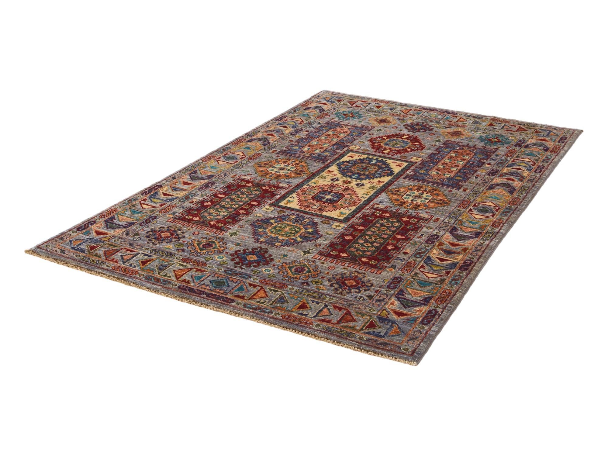 4' x 6' 4 Hand Knotted Ariana Ziegler Rug