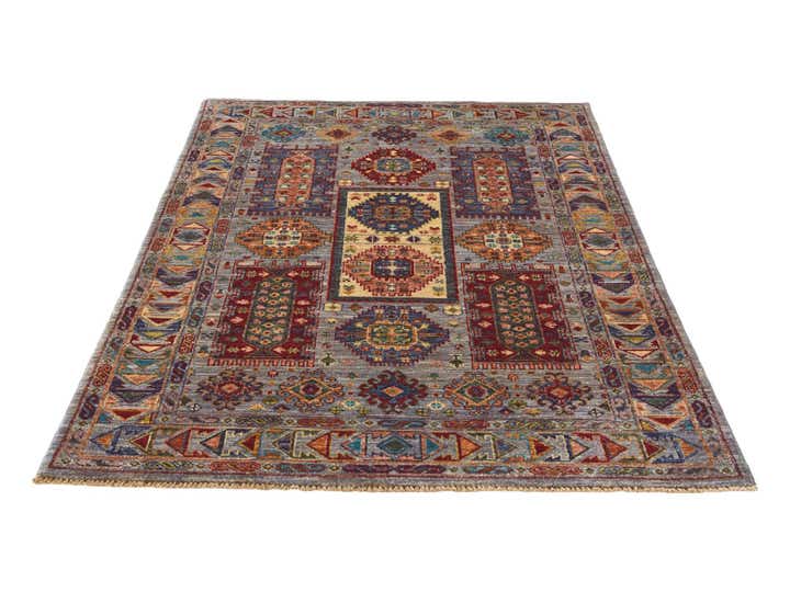 4' x 6' 4 Hand Knotted Ariana Ziegler Rug