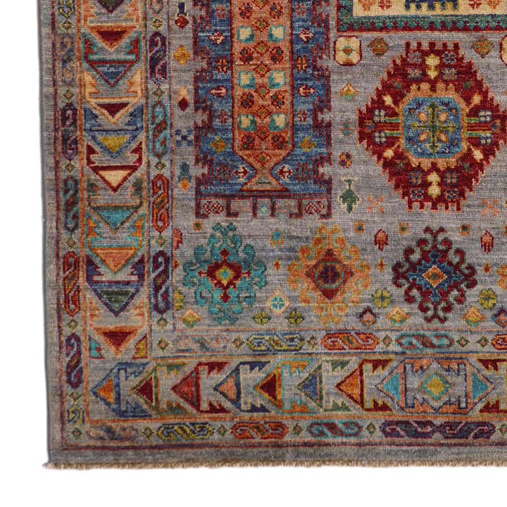 4' x 6' 4 Hand Knotted Ariana Ziegler Rug