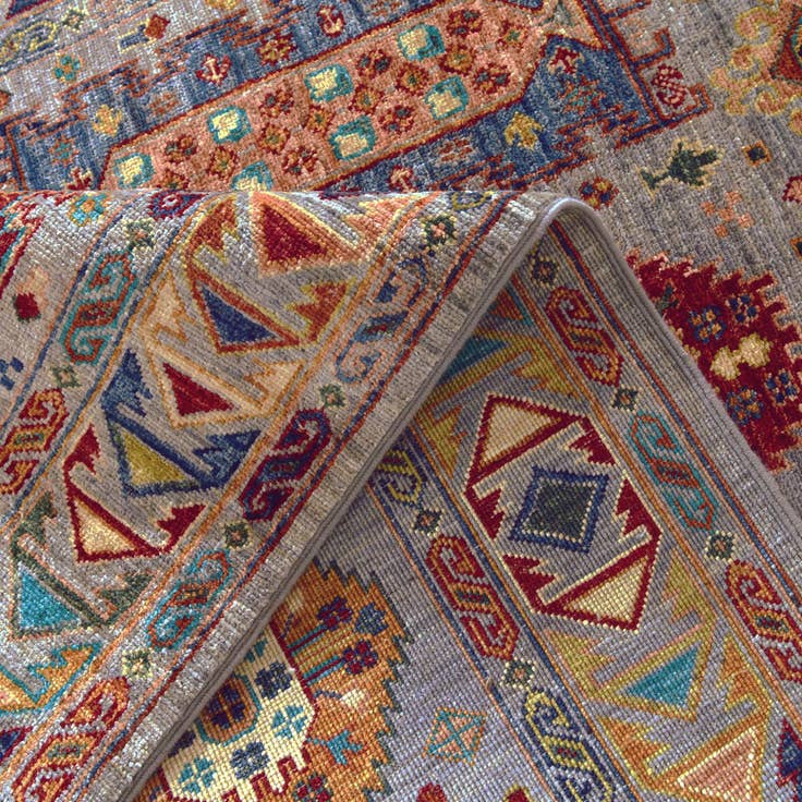 Detail image of 4' x 6' 4 Hand Knotted Ariana Ziegler Rug