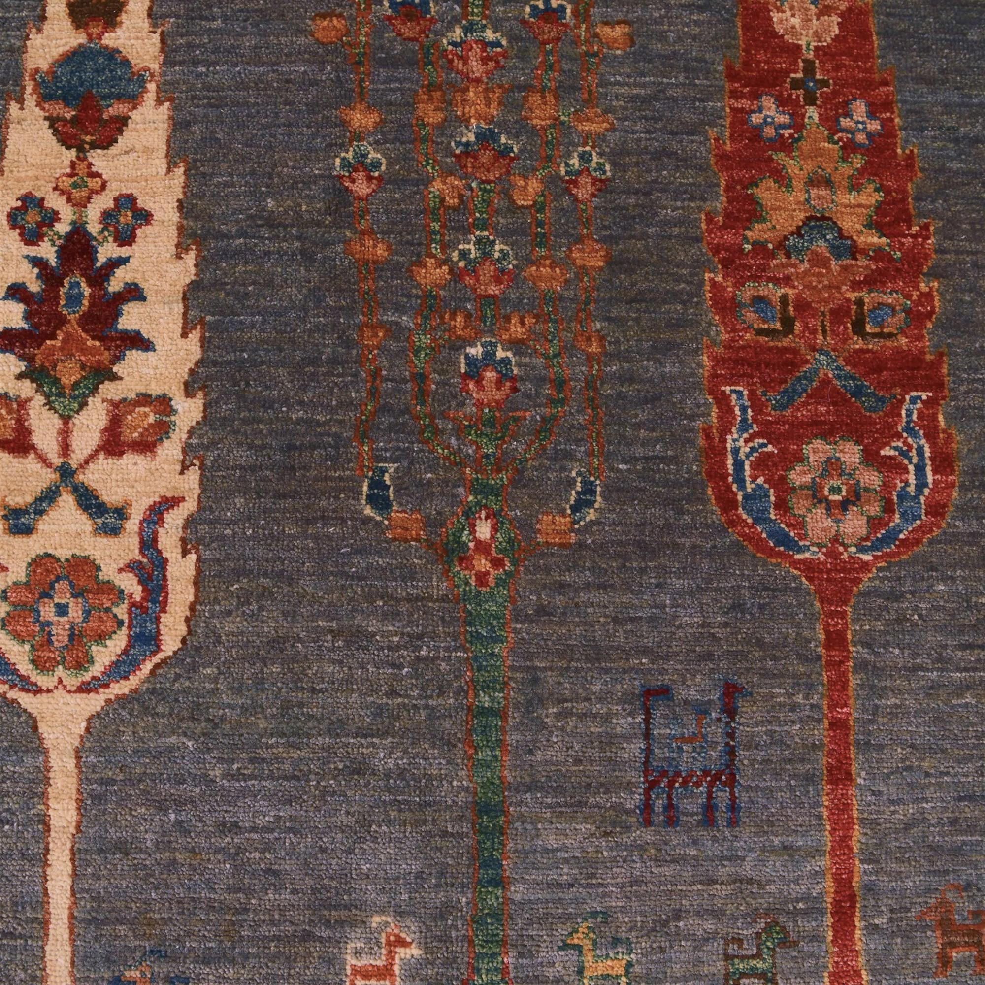 155cm x 215cm Hand Knotted Ariana Ziegler Rug