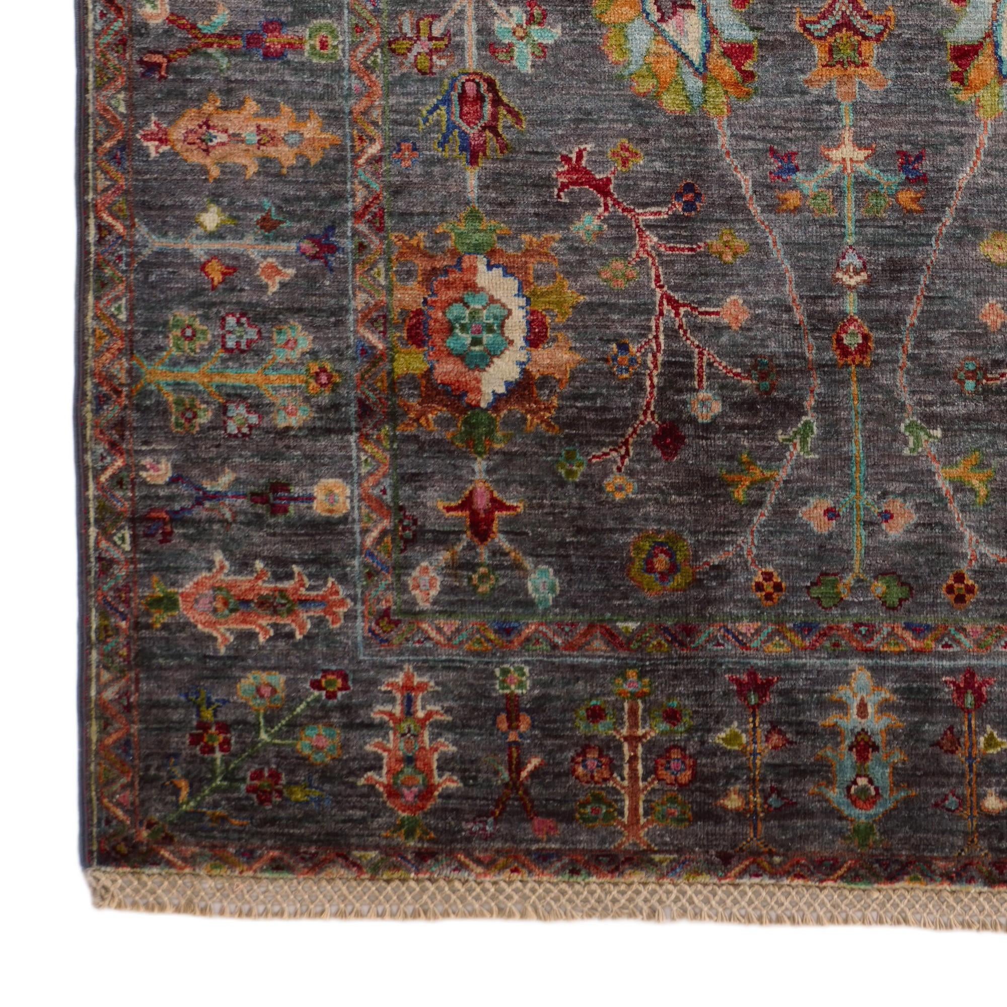 4' x 6' 3 Hand Knotted Ariana Ziegler Rug