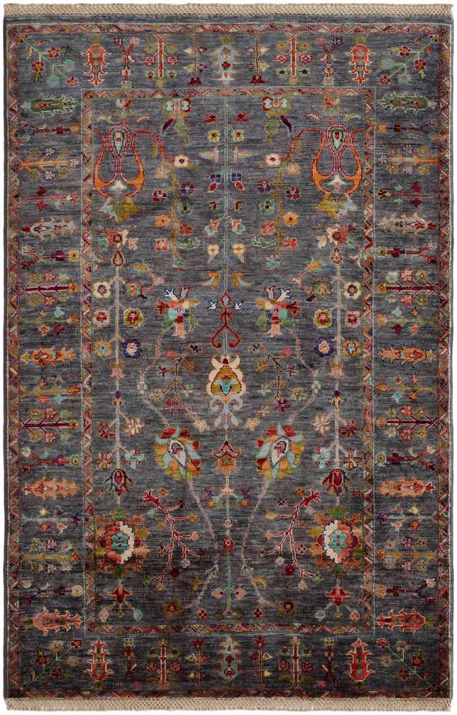 4' x 6' 3 Hand Knotted Ariana Ziegler Rug