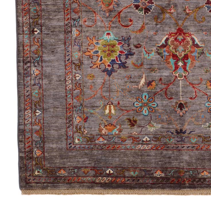 Detail image of 5' 1 x 6' 9 Hand Knotted Ariana Ziegler Rug