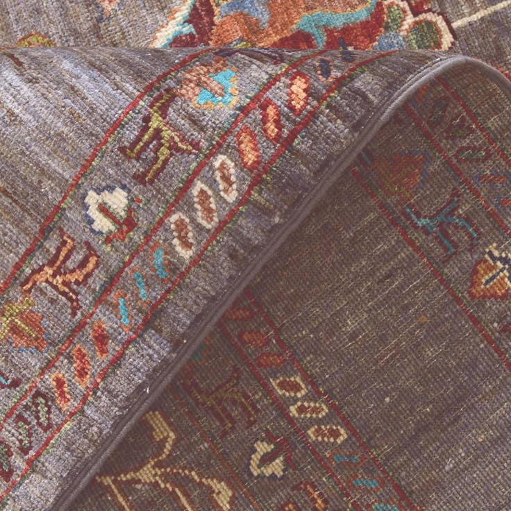 Detail image of 5' 1 x 6' 9 Hand Knotted Ariana Ziegler Rug