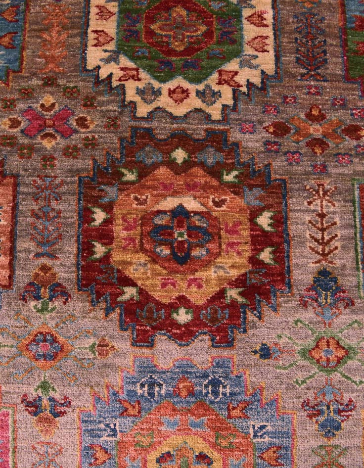Detail image of 5' 1 x 6' 8 Hand Knotted Ariana Ziegler Rug