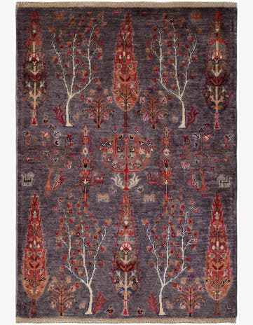3' 4 x 5' Hand Knotted Ariana Ziegler Rug
