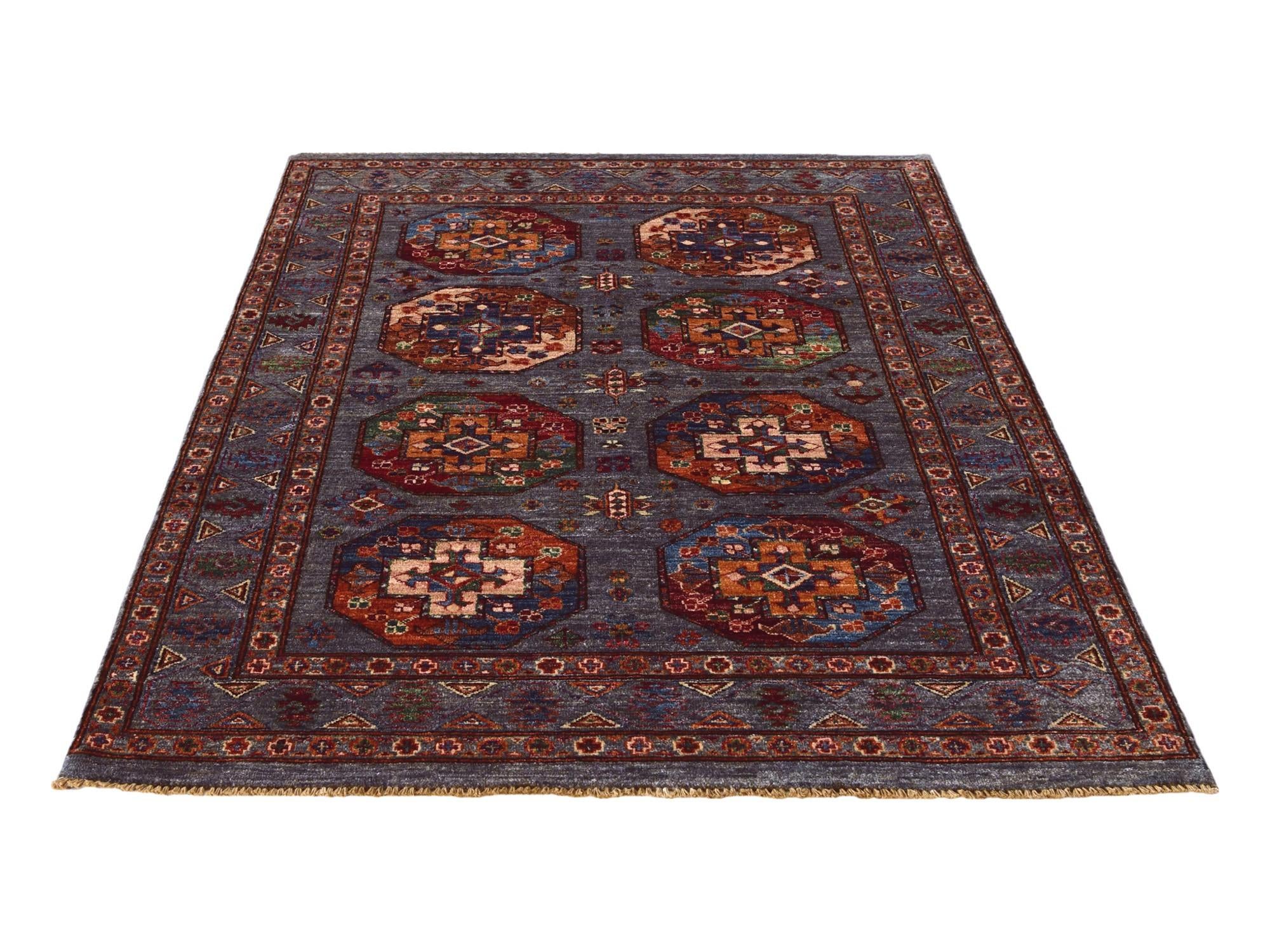 4' x 6' Hand Knotted Ariana Ziegler Rug