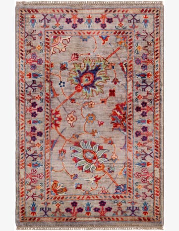 2' 10 x 4' 3 Hand Knotted Ariana Ziegler Rug
