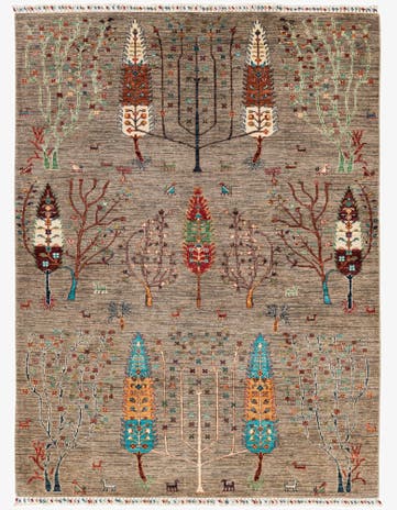 5' 8 x 7' 7 Hand Knotted Ariana Ziegler Rug
