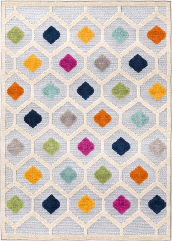 5' 3 x 8' Easy-Clean Aruba Indoor / Outdoor Rug