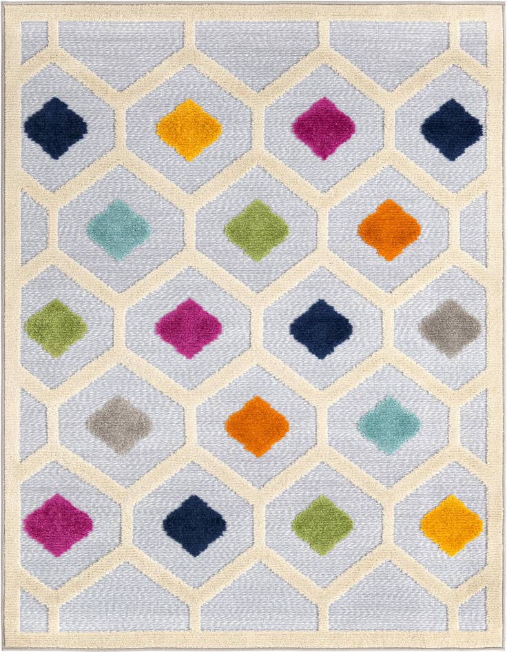 Detail image of 4' x 6' Easy-Clean Aruba Indoor / Outdoor Rug