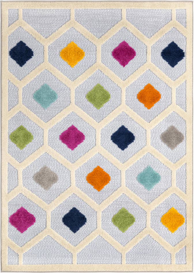 Detail image of 4' x 6' Easy-Clean Aruba Indoor / Outdoor Rug