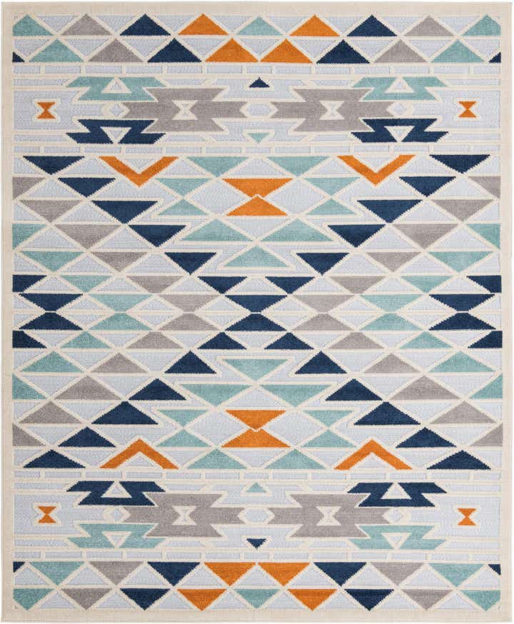 7' 10 x 10' Easy-Clean Aruba Indoor / Outdoor Rug