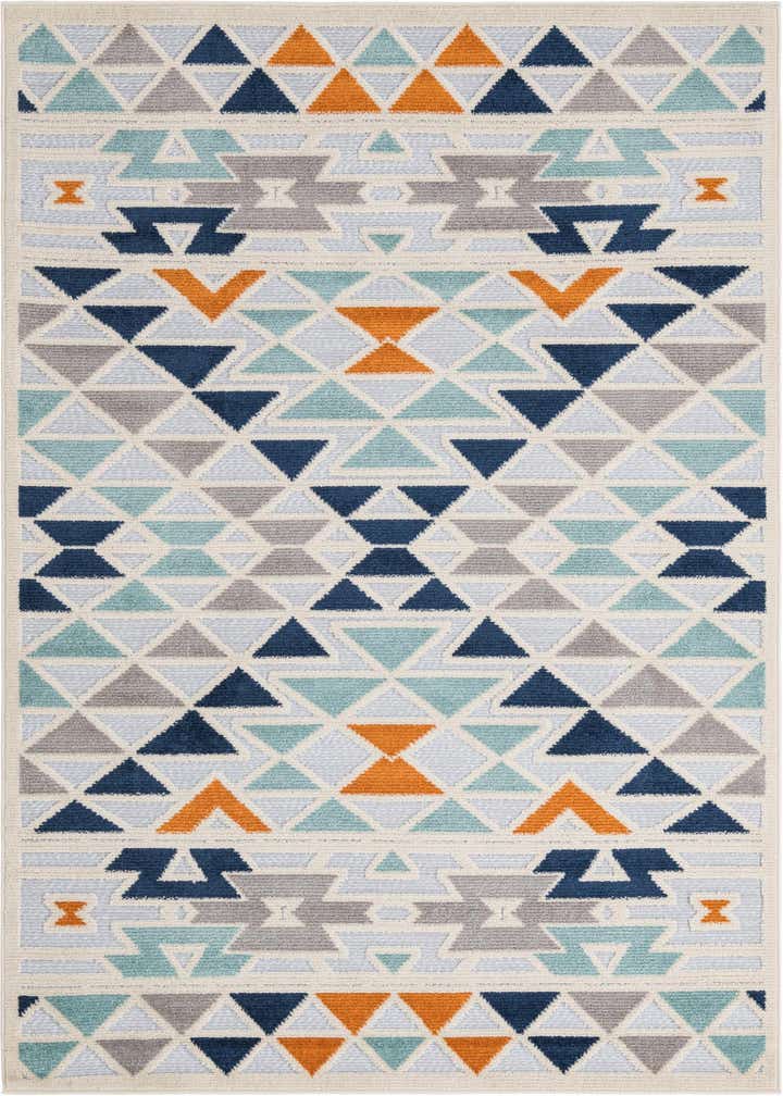 5' 3 x 8' Easy-Clean Aruba Indoor / Outdoor Rug