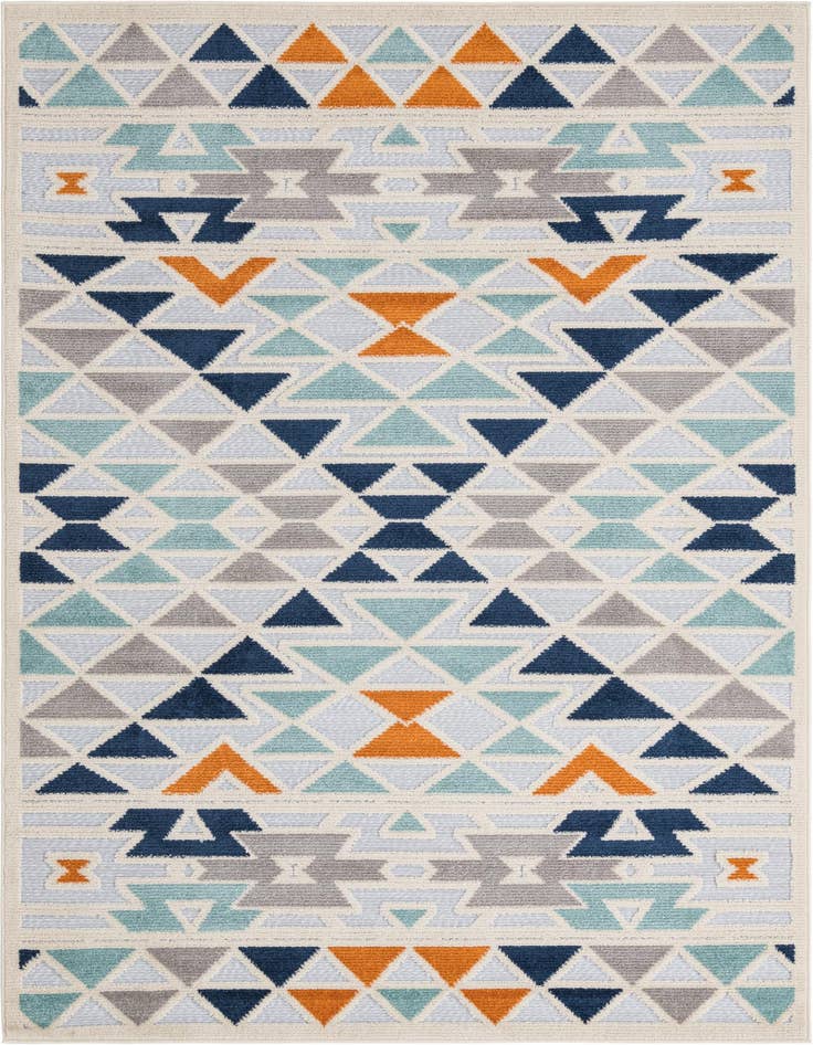 Detail image of 5' 3 x 8' Easy-Clean Aruba Indoor / Outdoor Rug