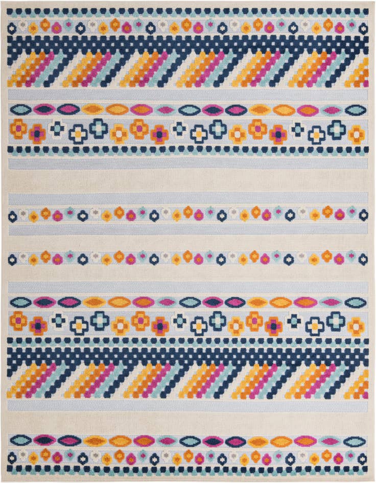 Detail image of 9' x 12' Easy-Clean Aruba Indoor / Outdoor Rug