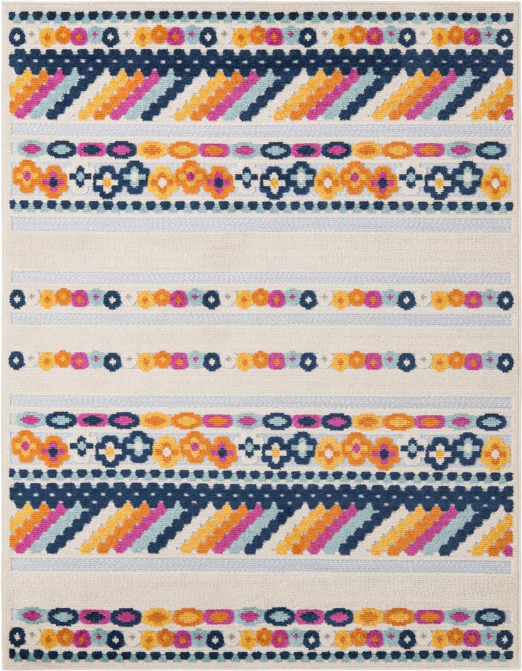 Detail image of 5' 3 x 8' Easy-Clean Aruba Indoor / Outdoor Rug