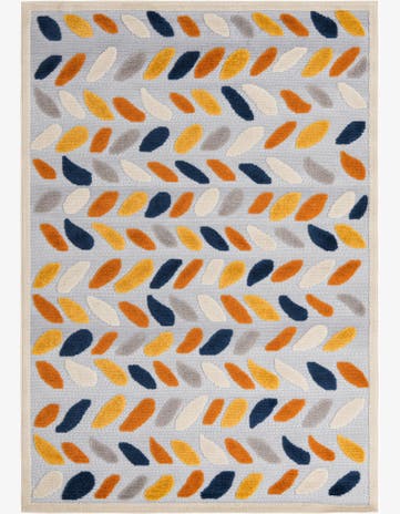 Gray Easy-Clean Aruba Indoor / Outdoor Rug