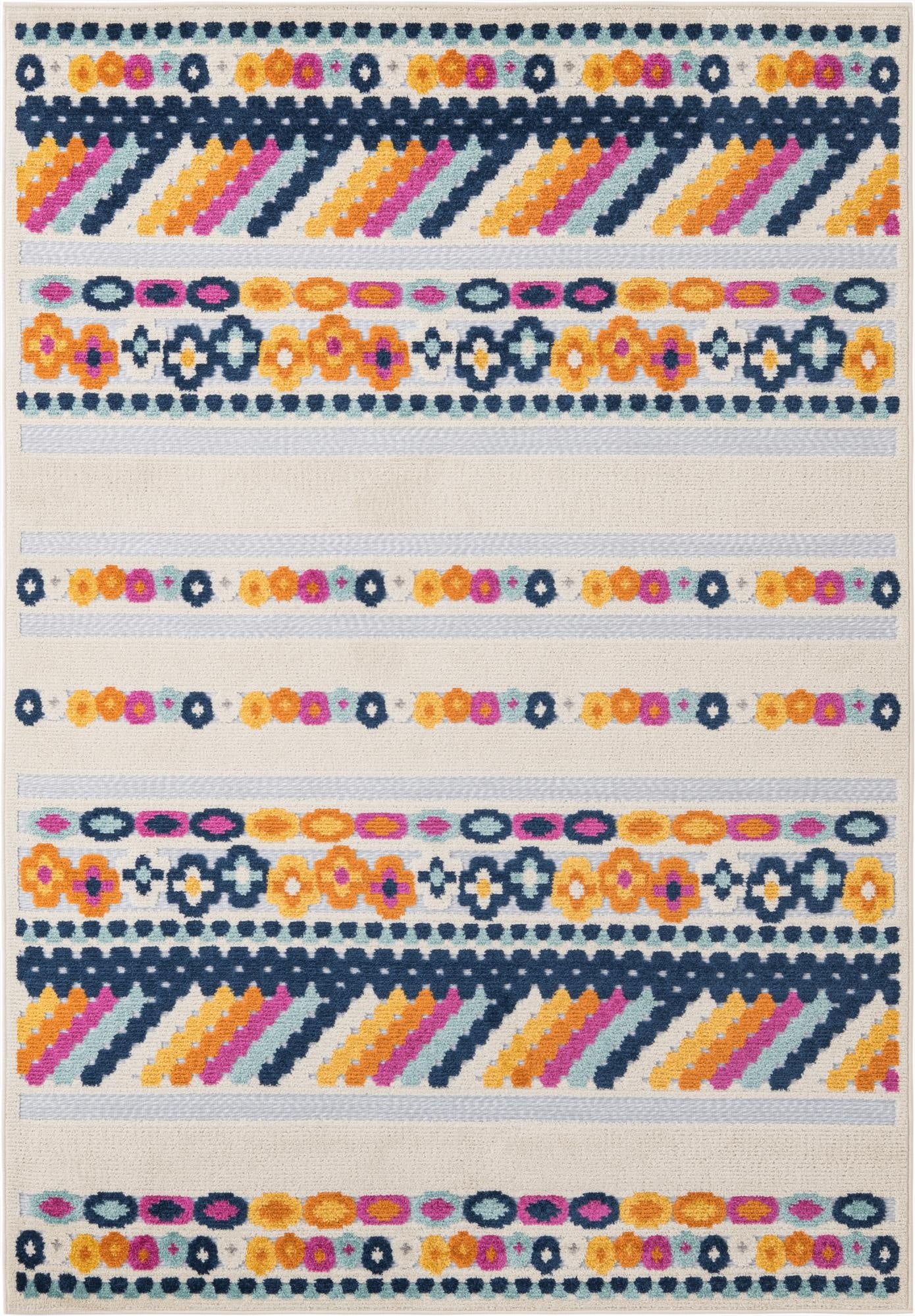 Primary image 5' 3 x 8'  Washable Aruba Indoor / Outdoor Rug