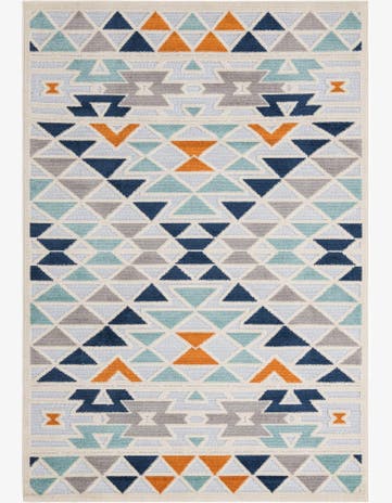 5' 3 x 8' Easy-Clean Aruba Indoor / Outdoor Rug