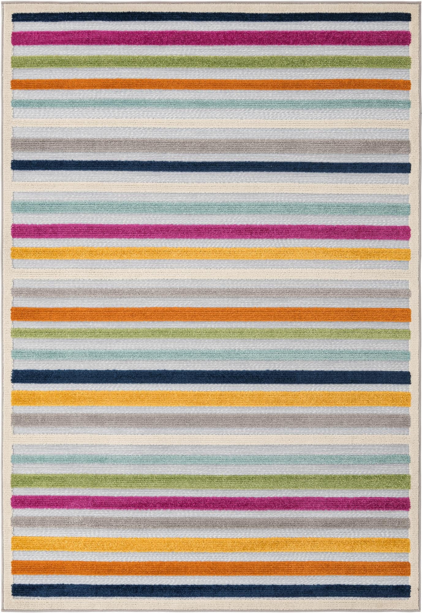 Primary image 5' 3 x 8'  Washable Aruba Indoor / Outdoor Rug