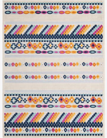 Gray Easy-Clean Aruba Indoor / Outdoor Rug