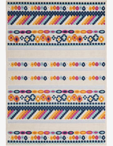 Gray Easy-Clean Aruba Indoor / Outdoor Rug