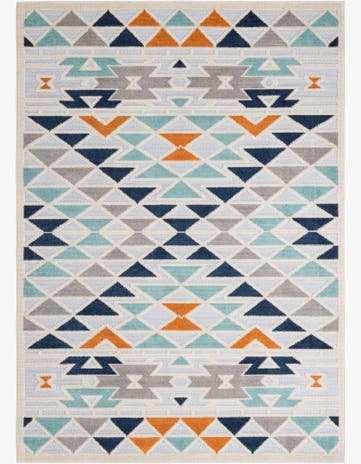 Gray Easy-Clean Aruba Indoor / Outdoor Rug