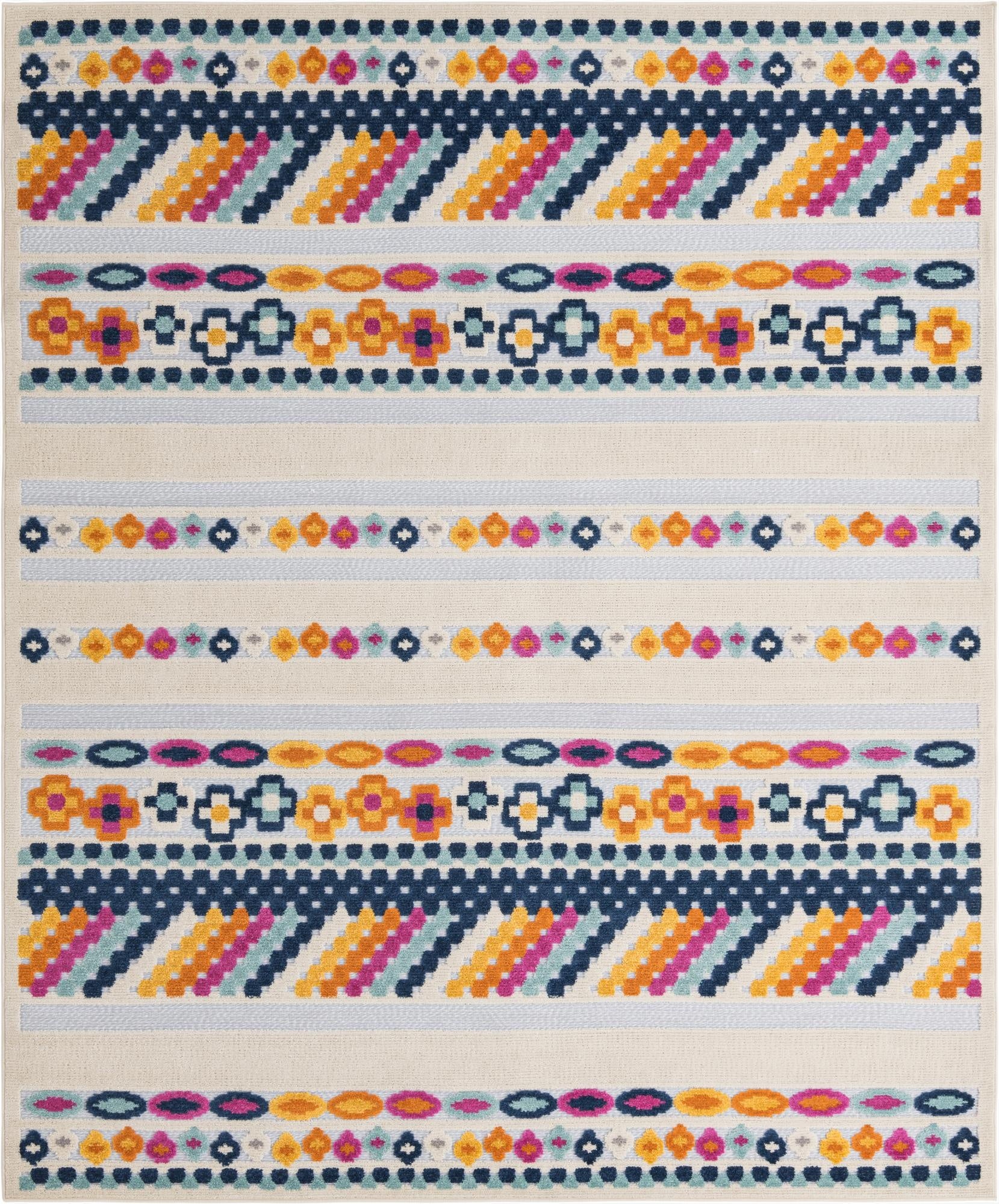 Primary image 7' 10 x 10'  Washable Aruba Indoor / Outdoor Rug