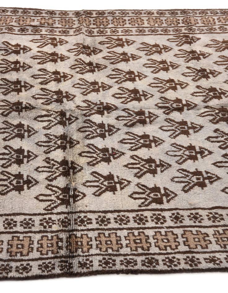 Detail image of 4' 9 x 8'  Hand Knotted Balouch Wool Rug