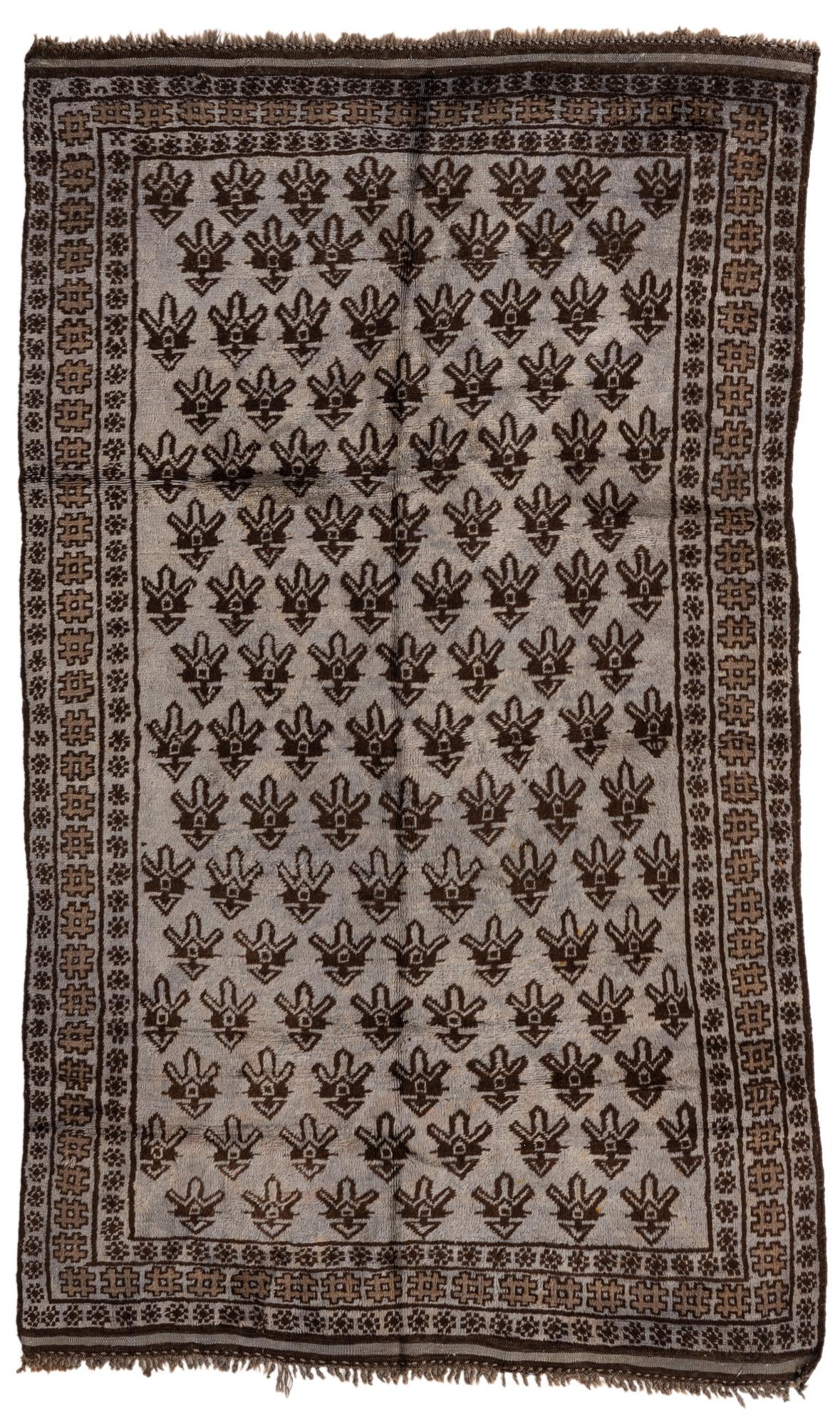 4' 9 x 8' Hand Knotted Balouch Wool Rug