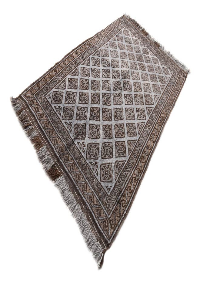 Detail image of 5' 1 x 8' 2  Hand Knotted Balouch Wool Rug