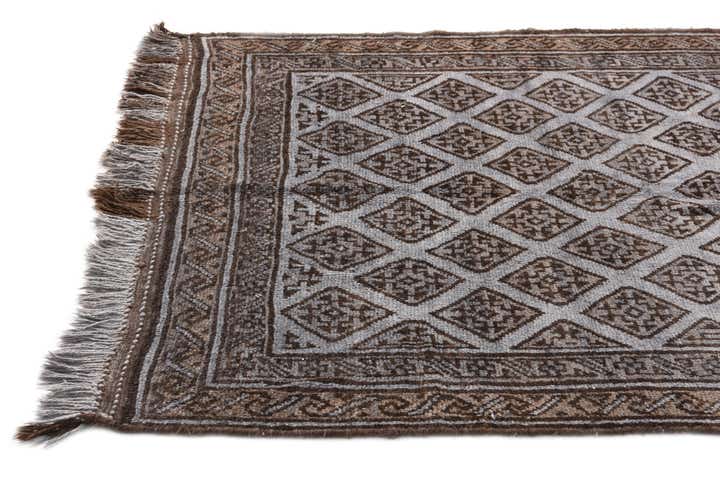 5' 1 x 8' 2 Hand Knotted Balouch Wool Rug