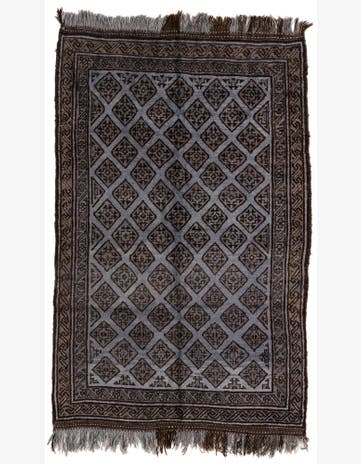 5' 1 x 8' 2 Hand Knotted Balouch Wool Rug