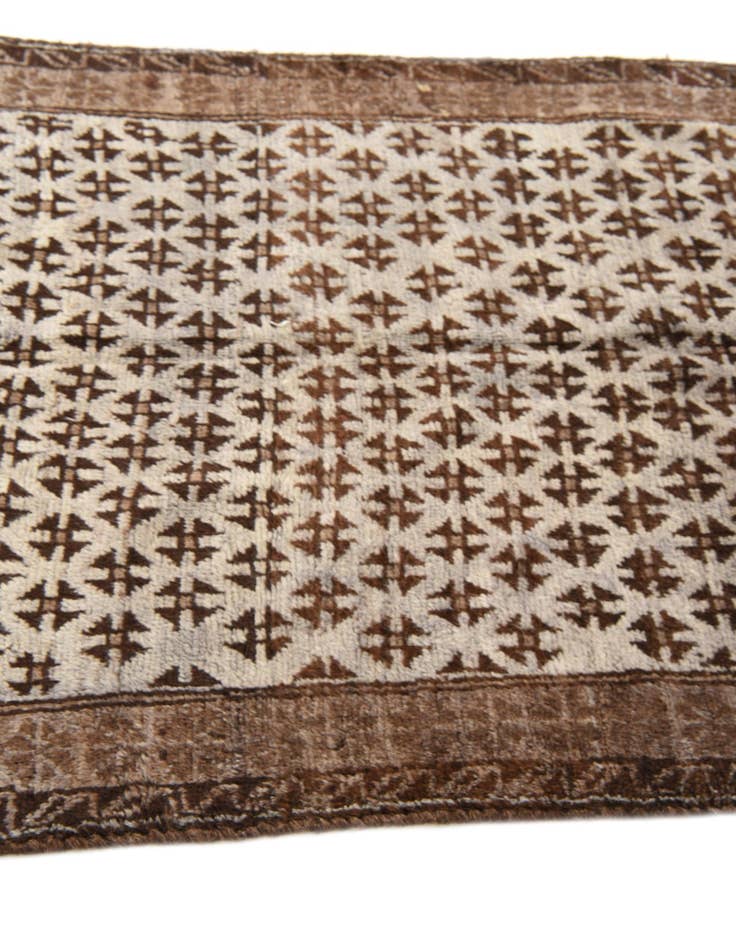 Detail image of 3' 5 x 4' 10  Hand Knotted Balouch Wool Rug