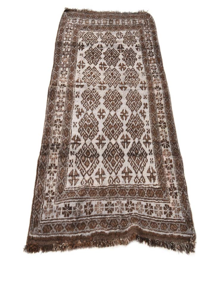 Detail image of 3' 6 x 5' 5  Hand Knotted Balouch Wool Rug