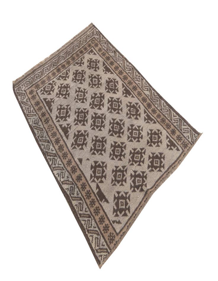 Detail image of 3' x 4' 1  Hand Knotted Balouch Wool Rug