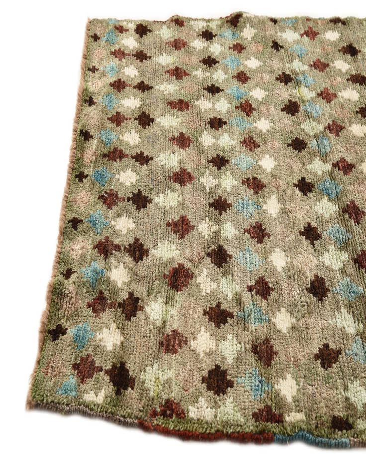 Detail image of 3' x 4' 7  Hand Knotted Balouch Wool Rug