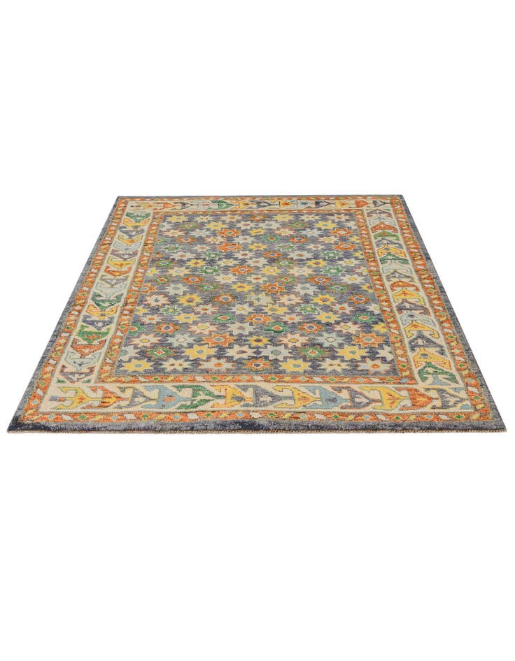 Detail image of 5' 3 x 7' 2 Hand Knotted Balouch Wool Rug