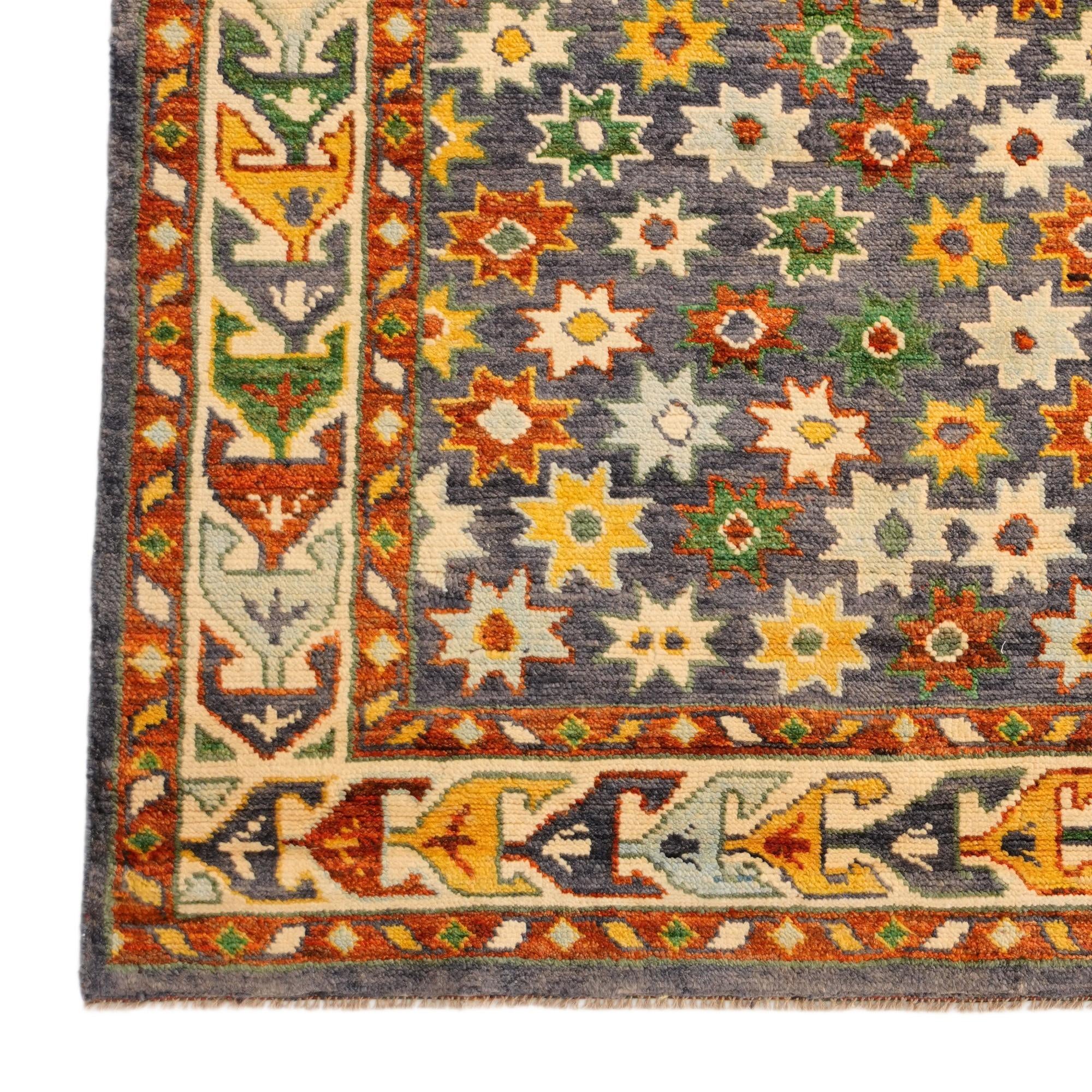 5' 3 x 7' 2 Hand Knotted Balouch Wool Rug