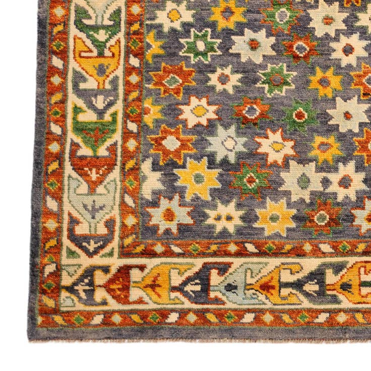 Detail image of 5' 3 x 7' 2 Hand Knotted Balouch Wool Rug