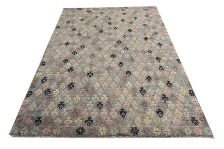 5' 7 x 8' 3 Hand Knotted Balouch Wool Rug