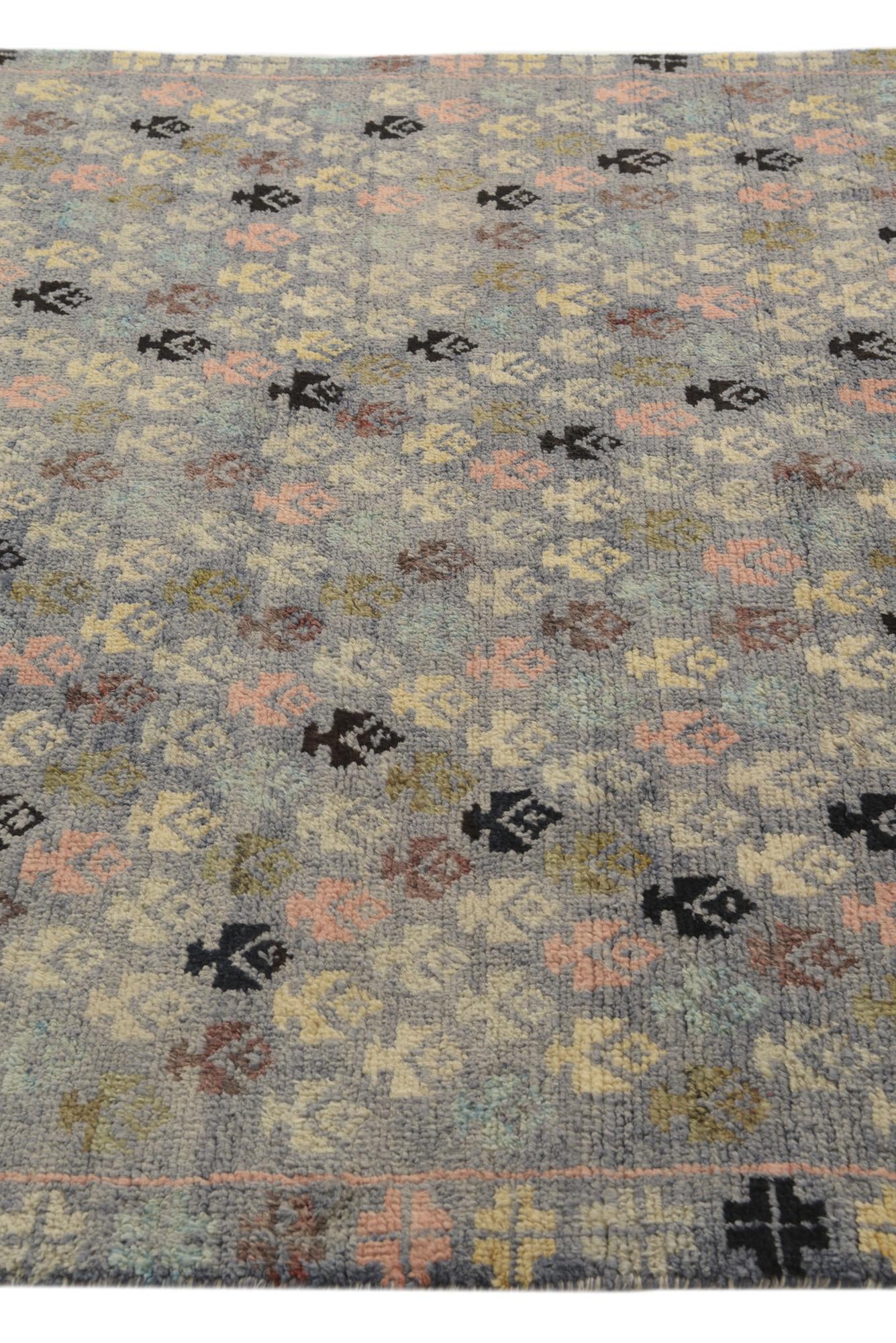 5' 7 x 8' 3 Hand Knotted Balouch Wool Rug