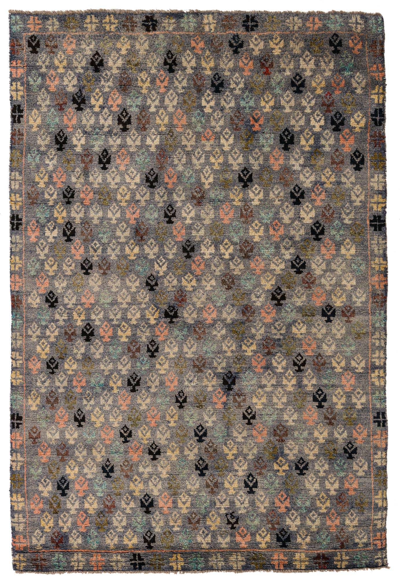 5' 7 x 8' 3 Hand Knotted Balouch Wool Rug