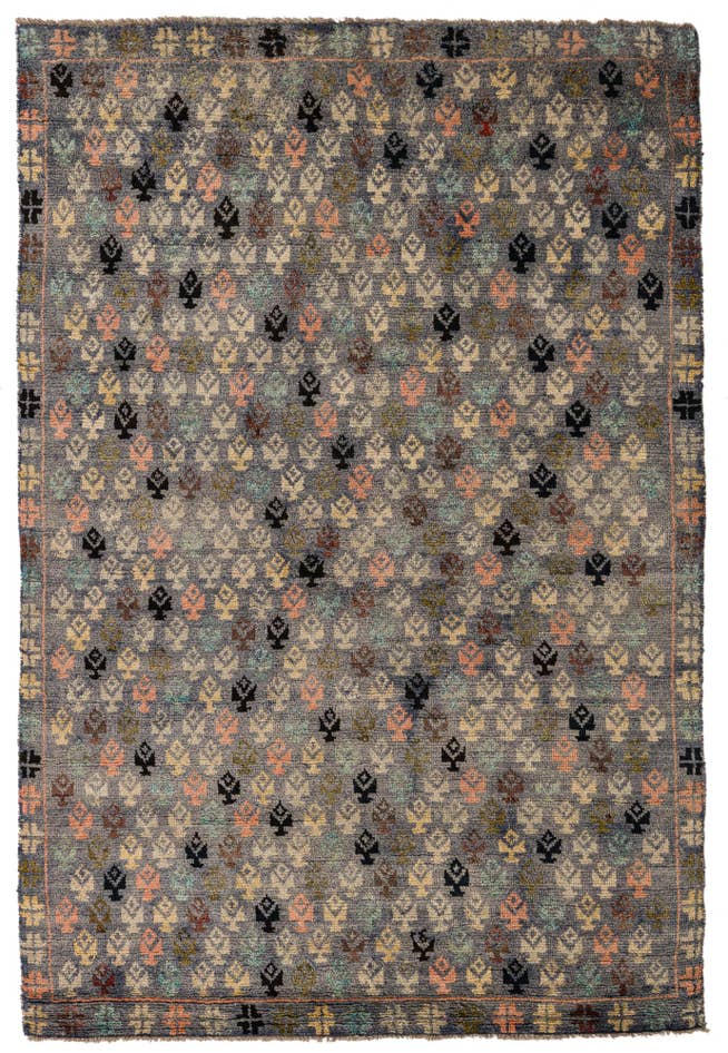 Detail image of 5' 7 x 8' 3 Hand Knotted Balouch Wool Rug