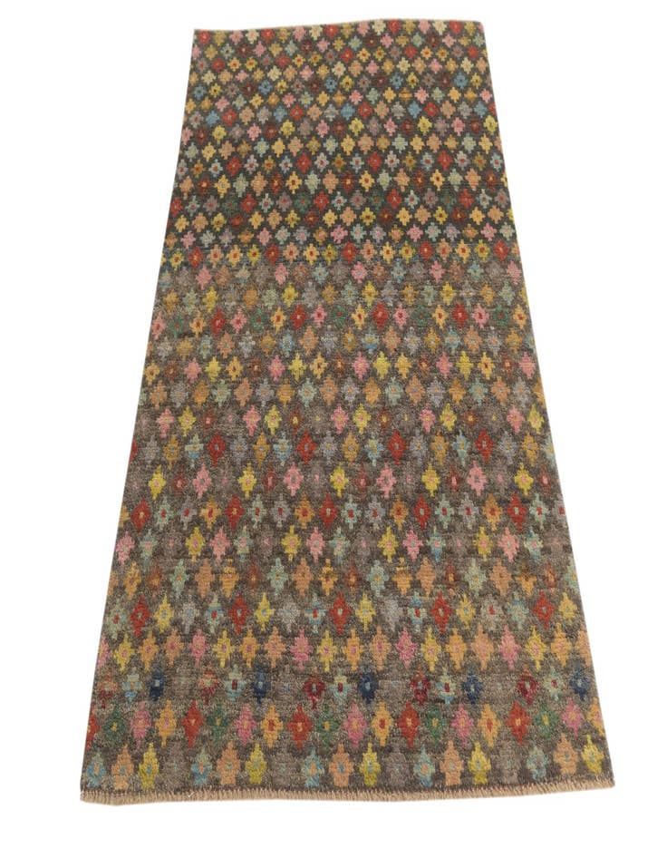 Detail image of 4' x 6'  Hand Knotted Balouch Wool Rug