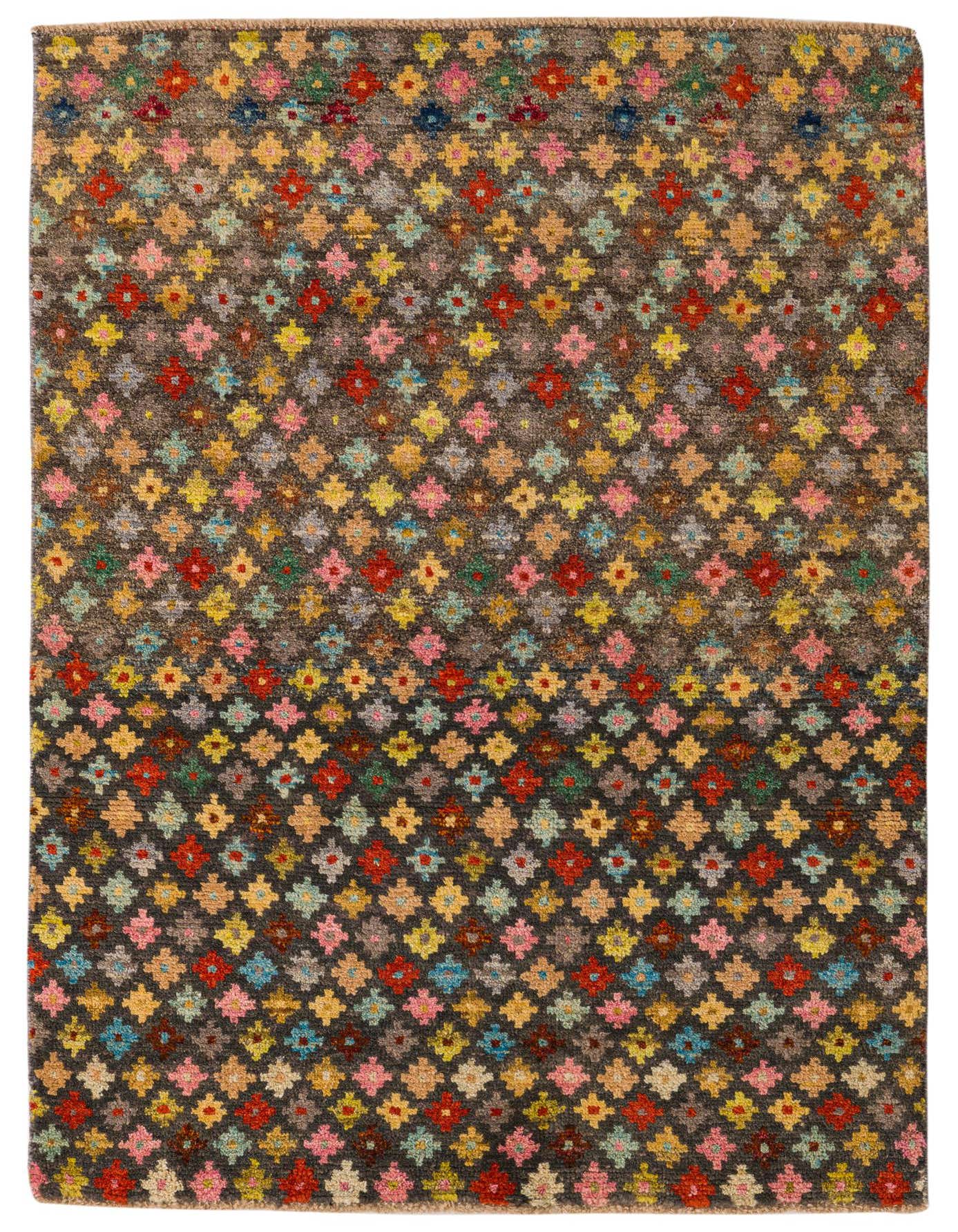 4' x 6' Hand Knotted Balouch Wool Rug