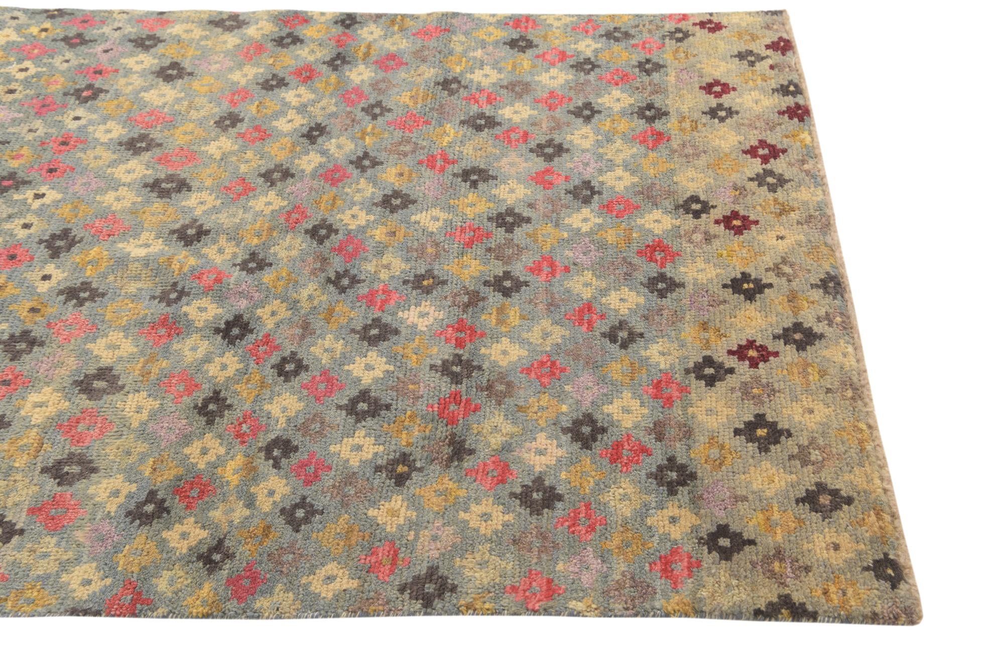 4' 1 x 6' 2 Hand Knotted Balouch Wool Rug